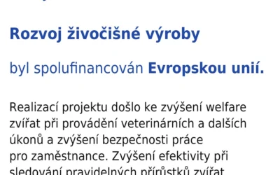 Pořídili jsme pro naše býky novou fixační klec a tenzometrickou váhu